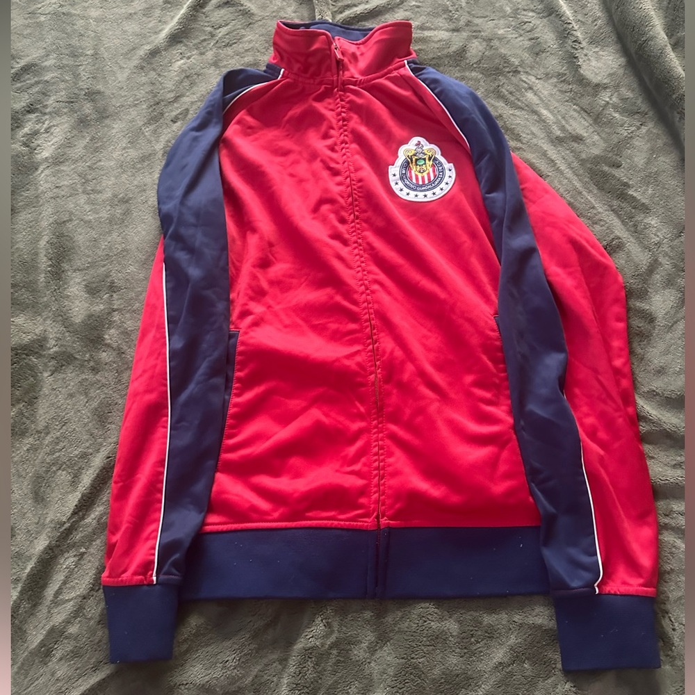 Chivas de Guadalajara Track Jacket | Official Club Deportivo Soccer Zip-Up